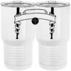 20 oz. Tall Stainless Steel Vacuum Insulated Tumbler White Thumbnail