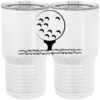 20 oz. Tall Stainless Steel Vacuum Insulated Tumbler White Thumbnail