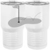 20 oz. Tall Stainless Steel Vacuum Insulated Tumbler White Thumbnail
