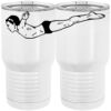 20 oz. Tall Stainless Steel Vacuum Insulated Tumbler White Thumbnail