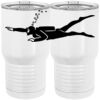 20 oz. Tall Stainless Steel Vacuum Insulated Tumbler White Thumbnail