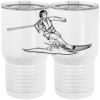20 oz. Tall Stainless Steel Vacuum Insulated Tumbler White Thumbnail