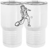 20 oz. Tall Stainless Steel Vacuum Insulated Tumbler White Thumbnail