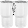 20 oz. Tall Stainless Steel Vacuum Insulated Tumbler White Thumbnail