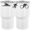 20 oz. Tall Stainless Steel Vacuum Insulated Tumbler White Thumbnail