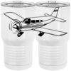 20 oz. Tall Stainless Steel Vacuum Insulated Tumbler White Thumbnail