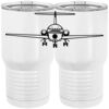 20 oz. Tall Stainless Steel Vacuum Insulated Tumbler White Thumbnail
