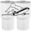 20 oz. Tall Stainless Steel Vacuum Insulated Tumbler White Thumbnail