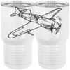 20 oz. Tall Stainless Steel Vacuum Insulated Tumbler White Thumbnail