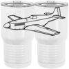 20 oz. Tall Stainless Steel Vacuum Insulated Tumbler White Thumbnail