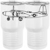 20 oz. Tall Stainless Steel Vacuum Insulated Tumbler White Thumbnail