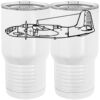 20 oz. Tall Stainless Steel Vacuum Insulated Tumbler White Thumbnail