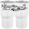 20 oz. Tall Stainless Steel Vacuum Insulated Tumbler White Thumbnail