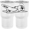 20 oz. Tall Stainless Steel Vacuum Insulated Tumbler White Thumbnail