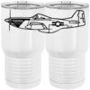 20 oz. Tall Stainless Steel Vacuum Insulated Tumbler White Thumbnail