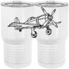 20 oz. Tall Stainless Steel Vacuum Insulated Tumbler White Thumbnail