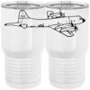 20 oz. Tall Stainless Steel Vacuum Insulated Tumbler White Thumbnail