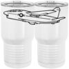 20 oz. Tall Stainless Steel Vacuum Insulated Tumbler White Thumbnail