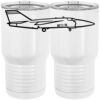 20 oz. Tall Stainless Steel Vacuum Insulated Tumbler White Thumbnail