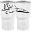 20 oz. Tall Stainless Steel Vacuum Insulated Tumbler White Thumbnail