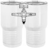 20 oz. Tall Stainless Steel Vacuum Insulated Tumbler White Thumbnail