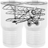 20 oz. Tall Stainless Steel Vacuum Insulated Tumbler White Thumbnail