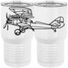20 oz. Tall Stainless Steel Vacuum Insulated Tumbler White Thumbnail