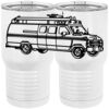 20 oz. Tall Stainless Steel Vacuum Insulated Tumbler White Thumbnail
