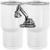 20 oz. Tall Stainless Steel Vacuum Insulated Tumbler White Thumbnail