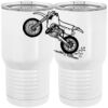 20 oz. Tall Stainless Steel Vacuum Insulated Tumbler White Thumbnail