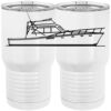 20 oz. Tall Stainless Steel Vacuum Insulated Tumbler White Thumbnail
