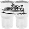 20 oz. Tall Stainless Steel Vacuum Insulated Tumbler White Thumbnail