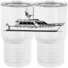 20 oz. Tall Stainless Steel Vacuum Insulated Tumbler White Thumbnail
