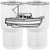 20 oz. Tall Stainless Steel Vacuum Insulated Tumbler White Thumbnail