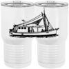 20 oz. Tall Stainless Steel Vacuum Insulated Tumbler White Thumbnail