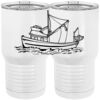 20 oz. Tall Stainless Steel Vacuum Insulated Tumbler White Thumbnail