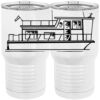 20 oz. Tall Stainless Steel Vacuum Insulated Tumbler White Thumbnail