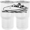 20 oz. Tall Stainless Steel Vacuum Insulated Tumbler White Thumbnail