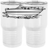20 oz. Tall Stainless Steel Vacuum Insulated Tumbler White Thumbnail
