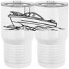 20 oz. Tall Stainless Steel Vacuum Insulated Tumbler White Thumbnail