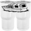 20 oz. Tall Stainless Steel Vacuum Insulated Tumbler White Thumbnail