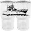 20 oz. Tall Stainless Steel Vacuum Insulated Tumbler White Thumbnail