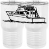 20 oz. Tall Stainless Steel Vacuum Insulated Tumbler White Thumbnail