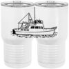 20 oz. Tall Stainless Steel Vacuum Insulated Tumbler White Thumbnail