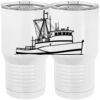 20 oz. Tall Stainless Steel Vacuum Insulated Tumbler White Thumbnail