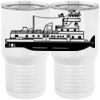 20 oz. Tall Stainless Steel Vacuum Insulated Tumbler White Thumbnail