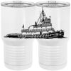20 oz. Tall Stainless Steel Vacuum Insulated Tumbler White Thumbnail
