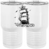 20 oz. Tall Stainless Steel Vacuum Insulated Tumbler White Thumbnail