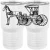 20 oz. Tall Stainless Steel Vacuum Insulated Tumbler White Thumbnail
