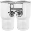 20 oz. Tall Stainless Steel Vacuum Insulated Tumbler White Thumbnail
